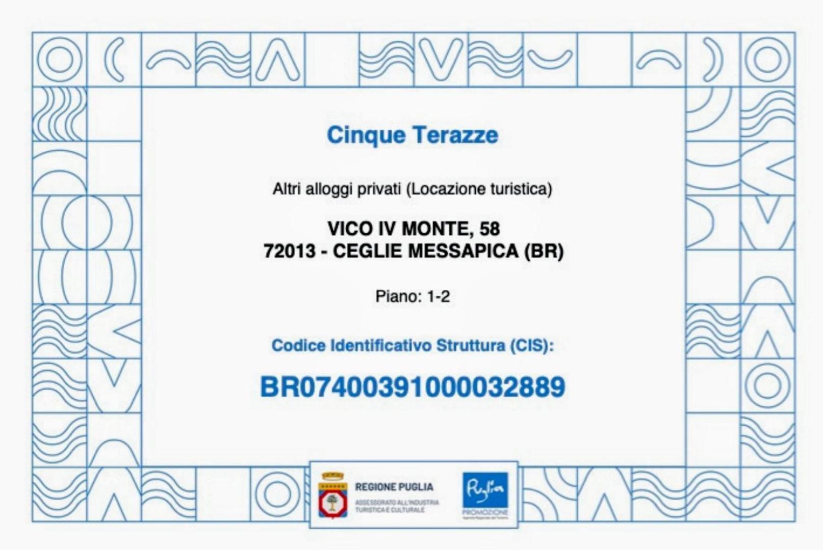 Cinque Terrazze: Freshly Renovated 2-Bedroom House Ceglie Messapica Exterior foto